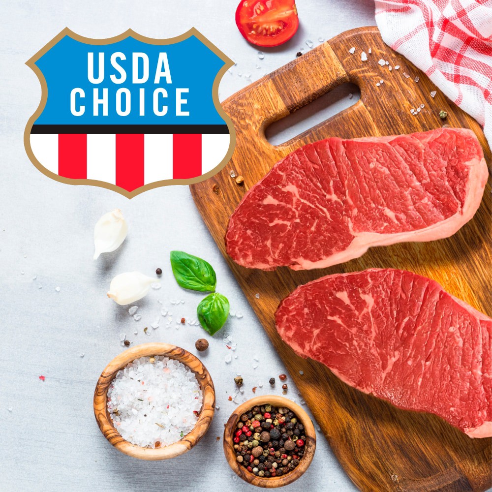 slide 2 of 5, Choice Top Sirloin Beef Steak Family Pack (About 3-4 Steaks Per Pack), per lb