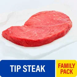 Choice Beef Sirloin Tip Steak Family Pack, 1 lb
