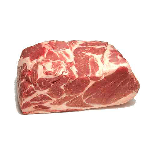 slide 1 of 1, All Natural Pork Bstn Butt Rst Boneless Half, per lb