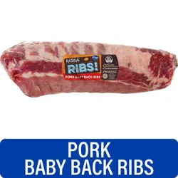 Kroger® Natural Pork Baby Back Ribs