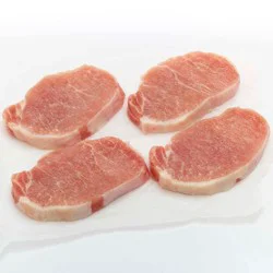 Pork Boneless Center Cut Chops Value Pack (About 6 per Pack), 1 lb