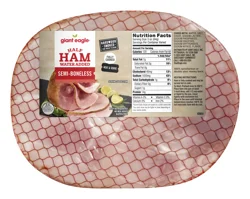 Giant Eagle Half Ham, Semi Boneless