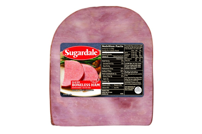 slide 1 of 5, Sugardale Quarter Sliced Boneless Ham, per lb