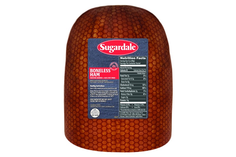 slide 1 of 5, Sugardale Boneless Half Ham, per lb