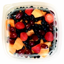 In-Store Cut Fruit Medley Large Cup (Pineapple/Mixed Melon//Mixed Berries/Red & Green Grapes/Kiwi)