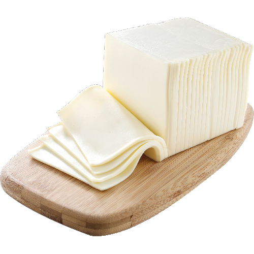 slide 1 of 1, Processed Sliced White American Cheese, per lb