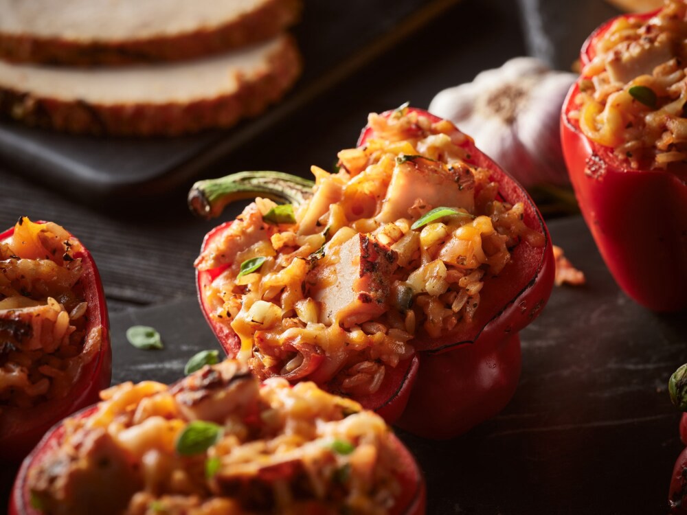 slide 6 of 6, Boar's Head 3-Pepper Colby Jack Cheese, per lb