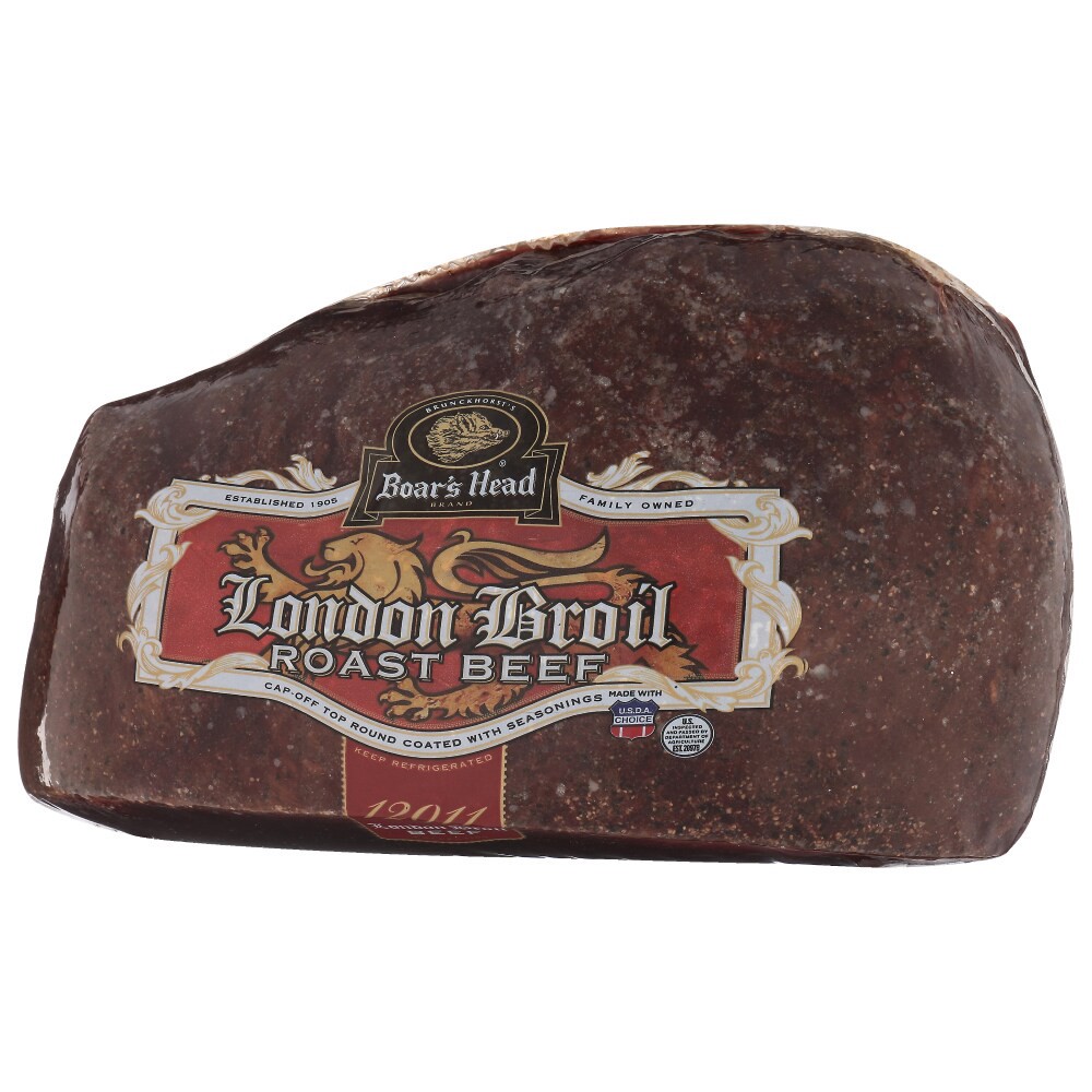 slide 6 of 6, Boar's Head London Broil Top Round Roast Beef, per lb