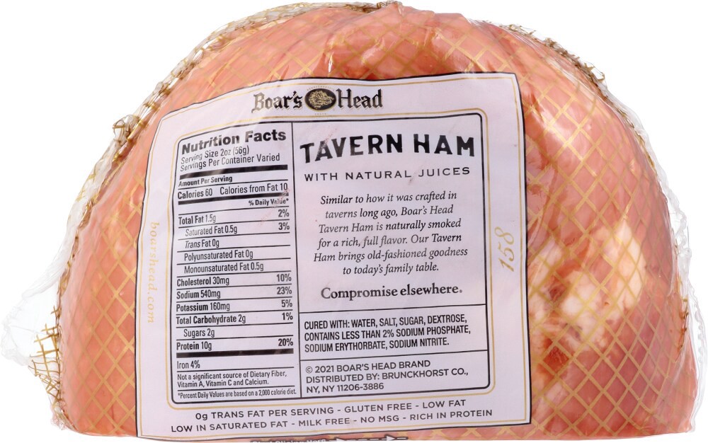 slide 5 of 6, Boar's Head Tavern Ham, per lb