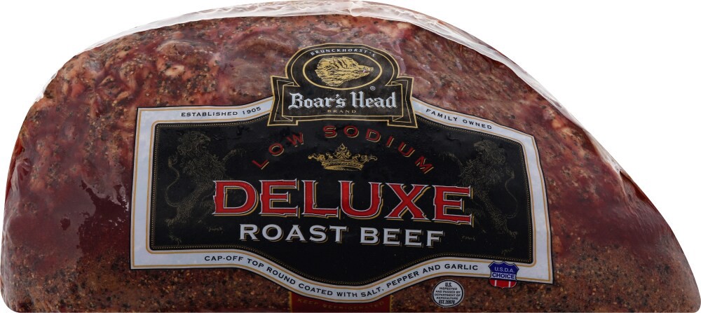 slide 4 of 6, Boar's Head Roast Beef Low Sodium, per lb