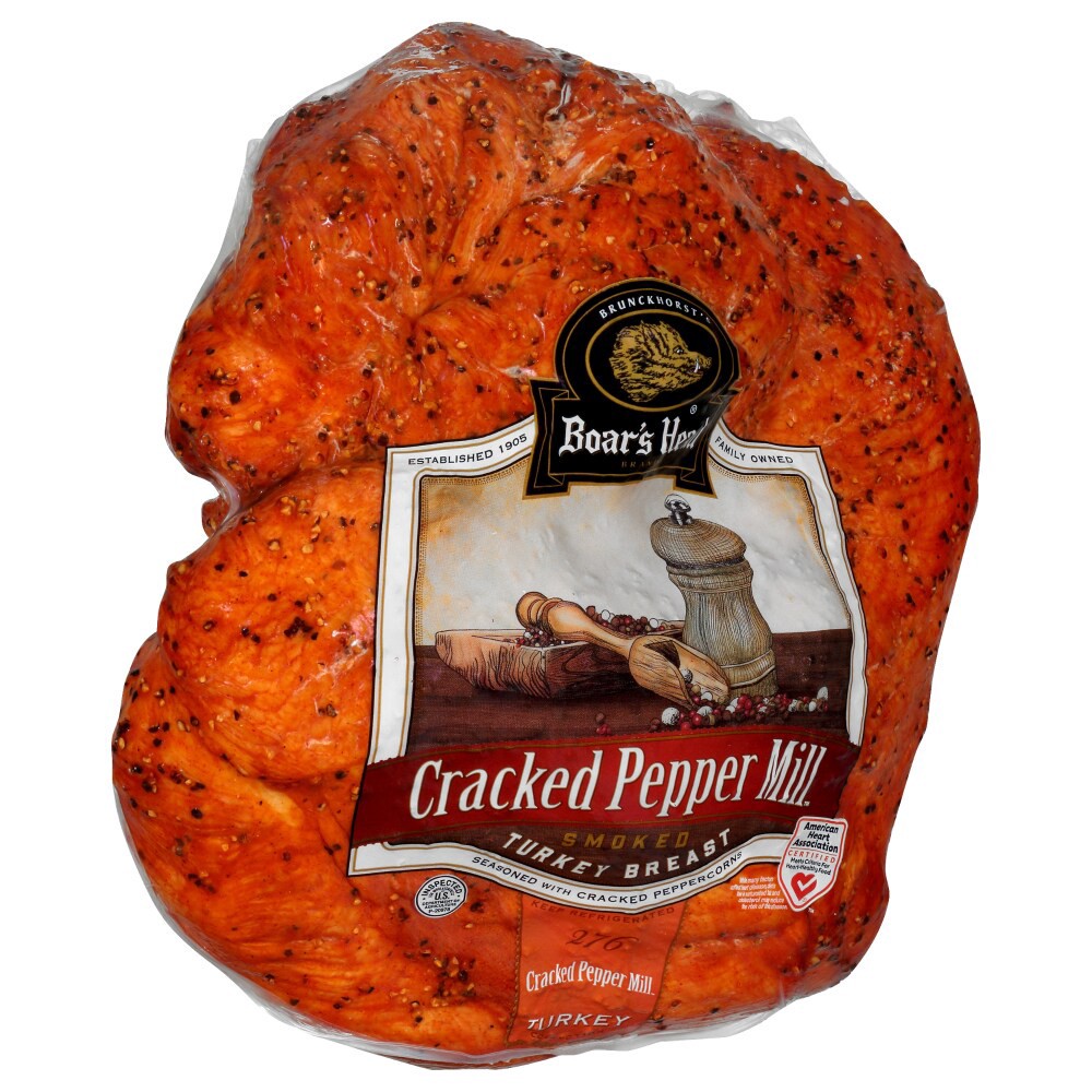 slide 6 of 6, Boar's Head Cracked Pepper Mill Smoked Turkey Breast, per lb