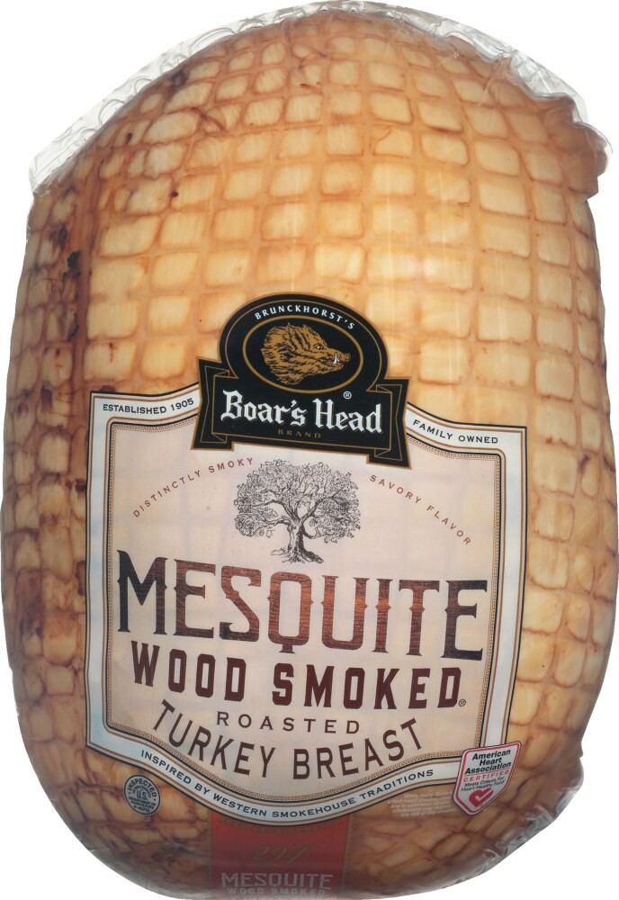 slide 4 of 6, Boar's Head Mesquite Wood Smoked Turkey, per lb