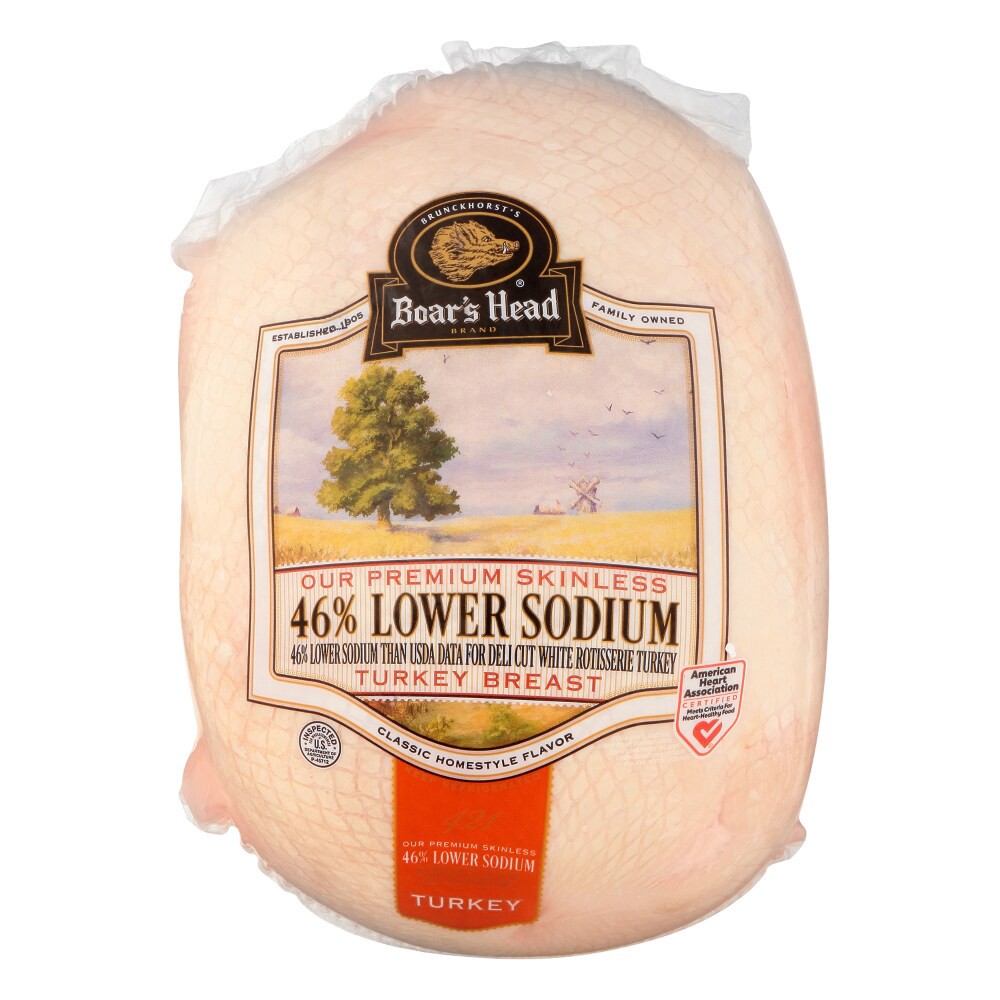 slide 3 of 6, Boar's Head Turkey Breast Low Sodium, per lb