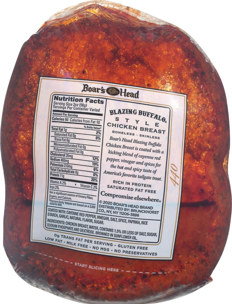 slide 6 of 6, Boar's Head Blazing Buffalo Style Chicken Breast, per lb