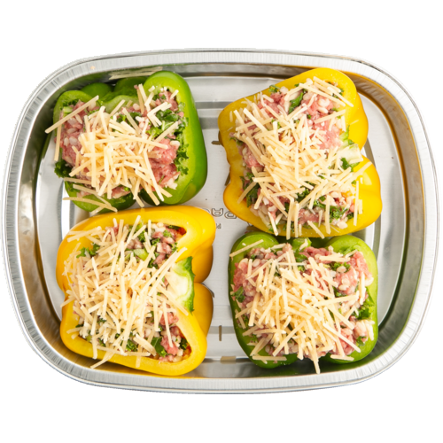 slide 1 of 1, Sprouts Grass-Fed Beef Stuffed Peppers Meal, per lb