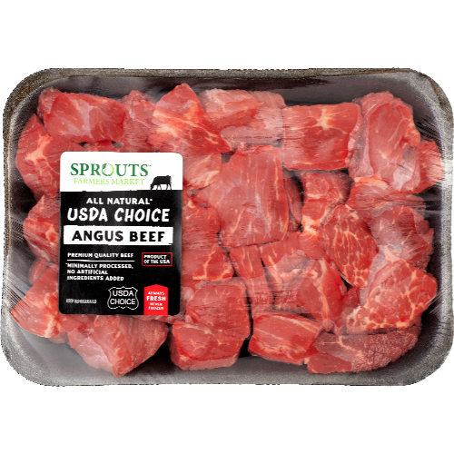 slide 1 of 1, Sprouts Boneless Angus Beef Stew Meat, per lb