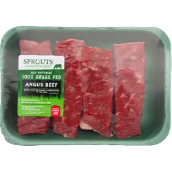 Sprouts 100% Angus Grass-Fed Boneless Beef Short Ribs