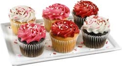 Giant Eagle Half & Half Cupcakes