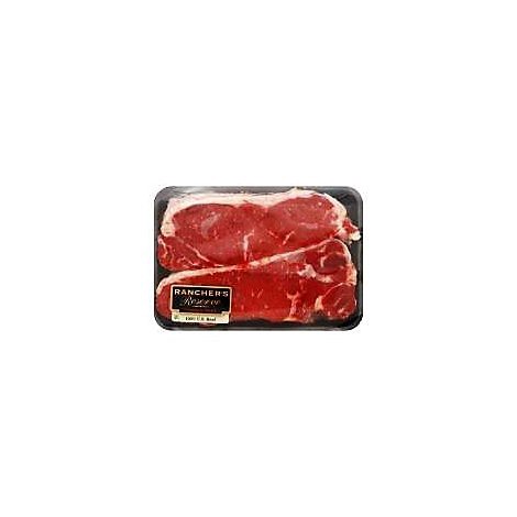 slide 1 of 1, Meat Service Counter USDA Choice Beef Top Loin New York Strip Steak - 1.50 Lbs., per lb
