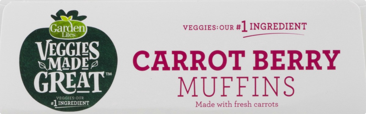 slide 6 of 11, Veggies Made Great Garden Lites Carrot Berry Muffins, 4 ct; 8 oz