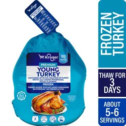 Kroger® Whole Frozen Turkey Without Gravy (10-14 Lb) Limit 1 At Sale Price