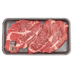 Market District Beef Chuck Steak Boneless, Angus, Value Pack