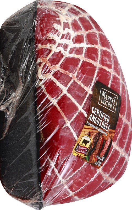 slide 2 of 2, Market District Beef Top Round Roast, Certified Angus Beef, per lb