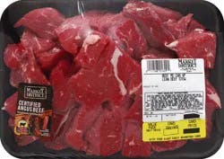 Market District Beef, Lean, Certified Angus, Stew, Value Pack