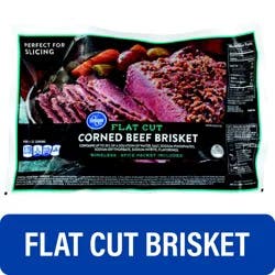 Select Boneless Flat Cut Corned Beef Brisket, 1 lb