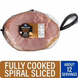 Kroger® Spiral Sliced Brown Sugar Half Ham (limit 1 At Sale Price)