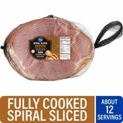 Kroger® Spiral Sliced Brown Sugar Half Ham (limit 1 At Sale Price)