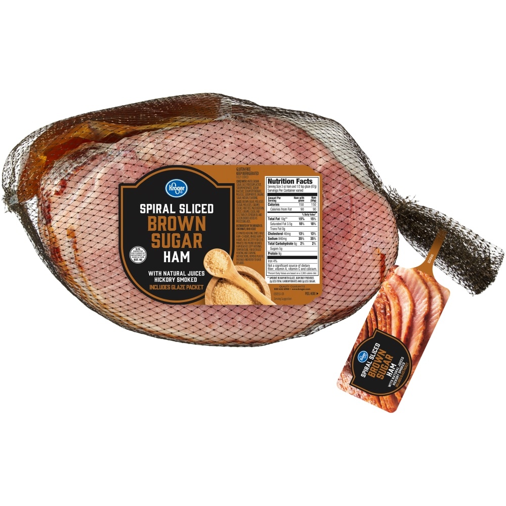 Kroger Spiral Sliced Brown Sugar Half Ham Per Lb Shipt 1863