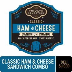 Private Selection® Grab & Go Black Forest Deli Ham & Swiss Sandwich Combo Sliced