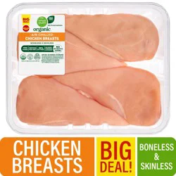 Simple Truth® Free Range Boneless and Skinless Chicken Breasts BIG DEAL!, 1 lb