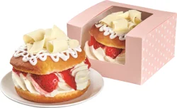 Giant Eagle Strawberry Diplomat Donut