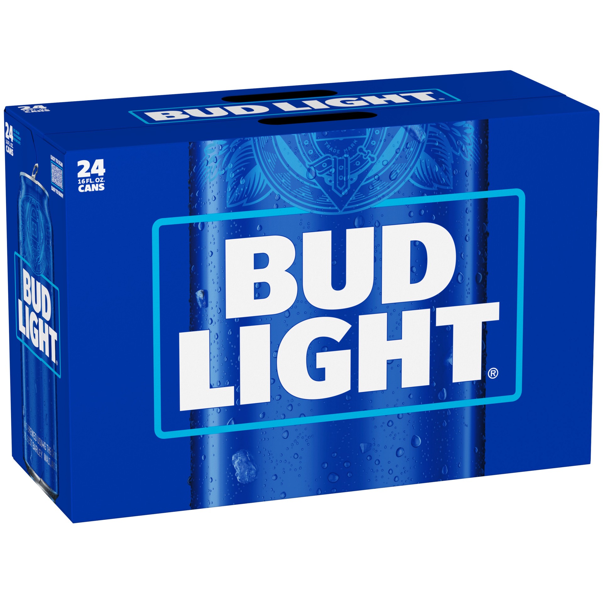 slide 1 of 9, Bud Light Beer, 24 Pack Beer, 16 FL OZ Cans, 16 fl oz