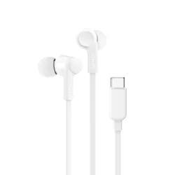 Belkin SoundForm Wired In-Ear Earphones With Microphone - White
