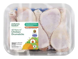 Nature's Basket Chicken Drumsticks, All Natural, Fresh