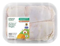 Nature's Basket Chicken Thighs, Fresh