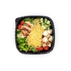 Salad Topped With Grilled Chicken