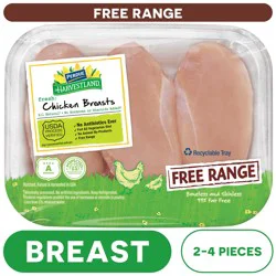PERDUE® HARVESTLAND® Free Range Boneless Skinless Chicken Breasts