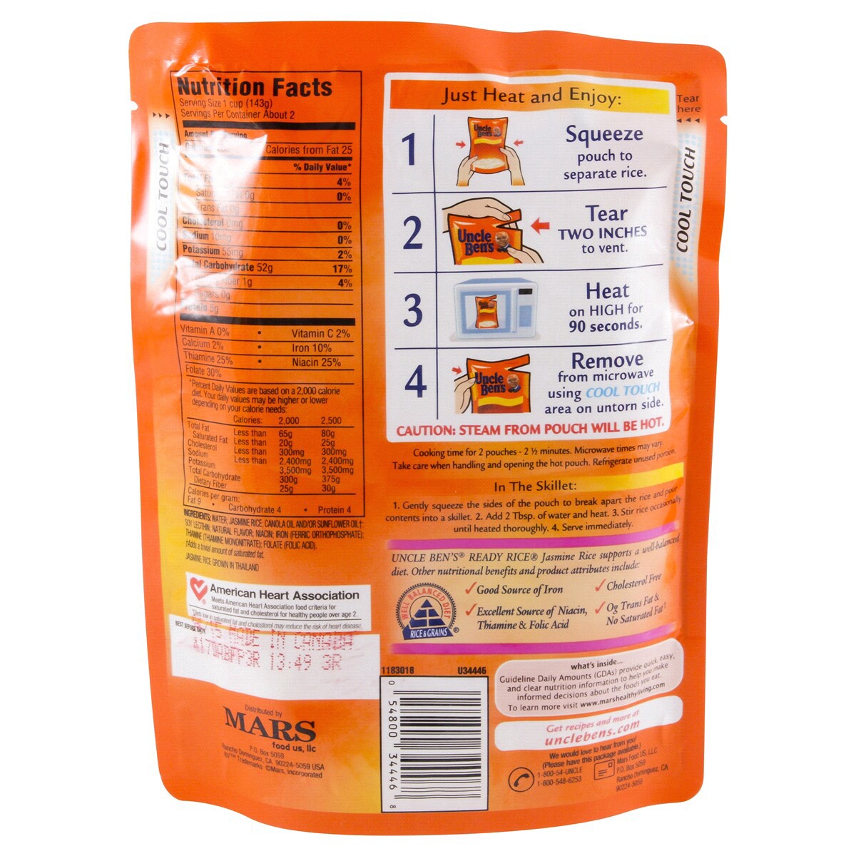 slide 2 of 2, Ben's Original Uncle Ben's Ready Rice Jasmine Rice - 8.5 oz, 8.5 oz