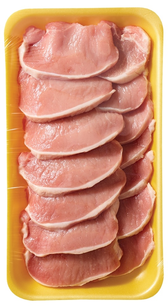 slide 1 of 1, Pork Boneless Thin Cut Chops Value Pack, per lb