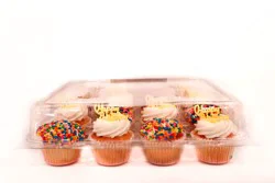 White Cupcakes 12 Ct