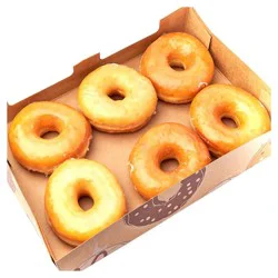 Bakery Glazed Donuts, 6 Count