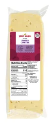 Giant Eagle Swiss Cheese, Deli Sliced
