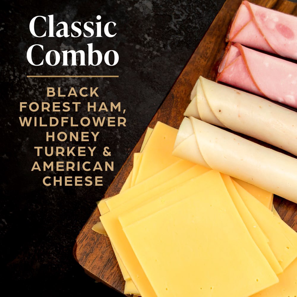 slide 3 of 4, Private Selection Grab & Go American Combo Fresh Sliced Deli Meat, 1 lb