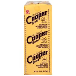 Cooper Yellow American Cheese, Deli Sliced