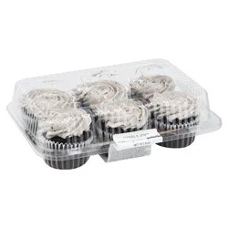 Giant Eagle Cupcake, Cookies & Cream Chocolate, 6 count