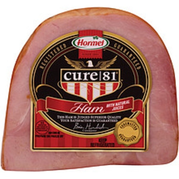 slide 1 of 1, Hormel Cure 81 Brown Sugar Sliced Dinner Ham, per lb